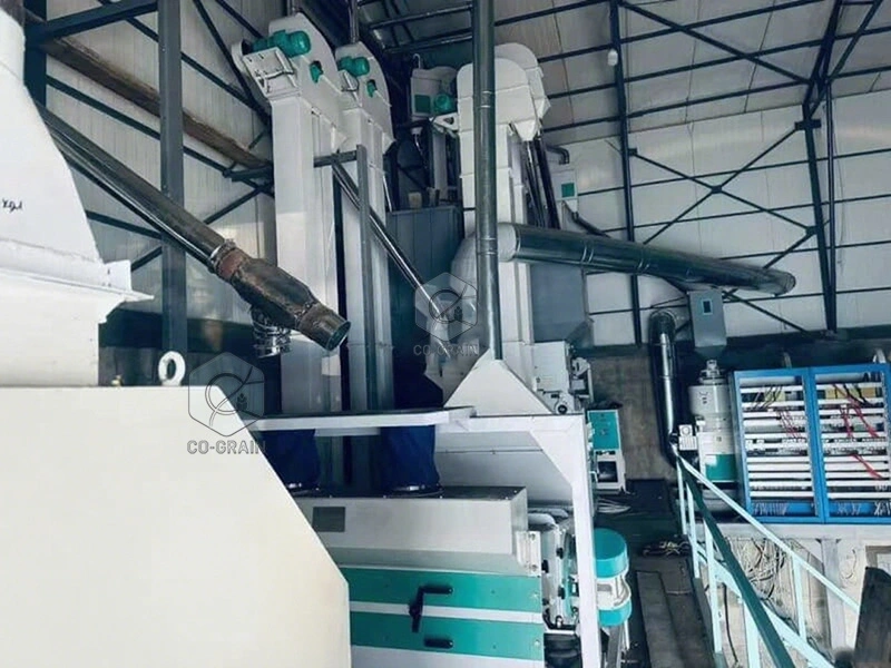 80t_complete_rice_mill_machine_in_Uzbekistan 8